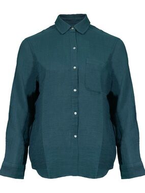 Revolve Rails Ellis Textured Organic Cotton Gauze Button Down Blouse.